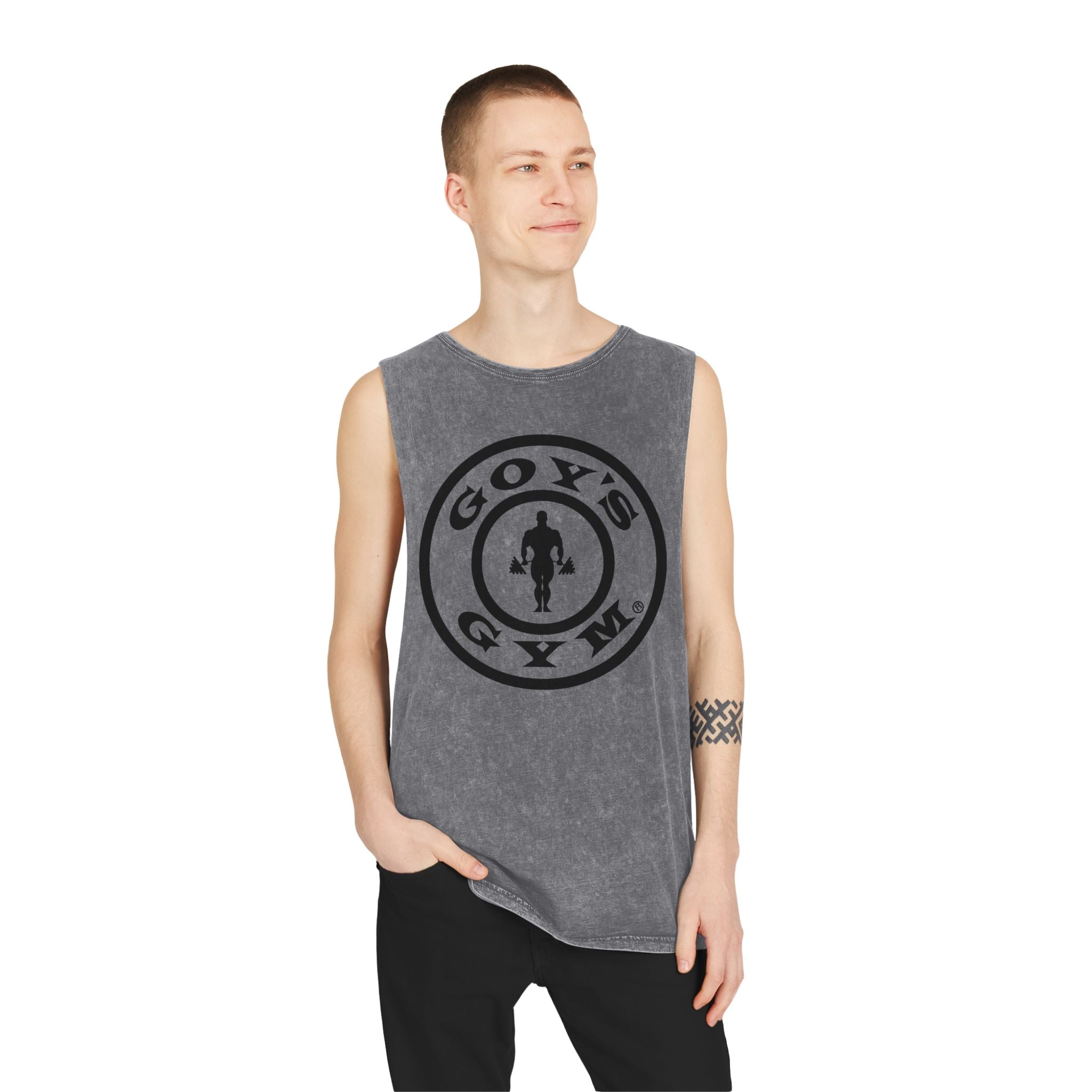Goy's Gym Stonewash Tank Top — Muscle Tank